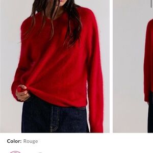 Free People Rouge Crew Neck Sweater